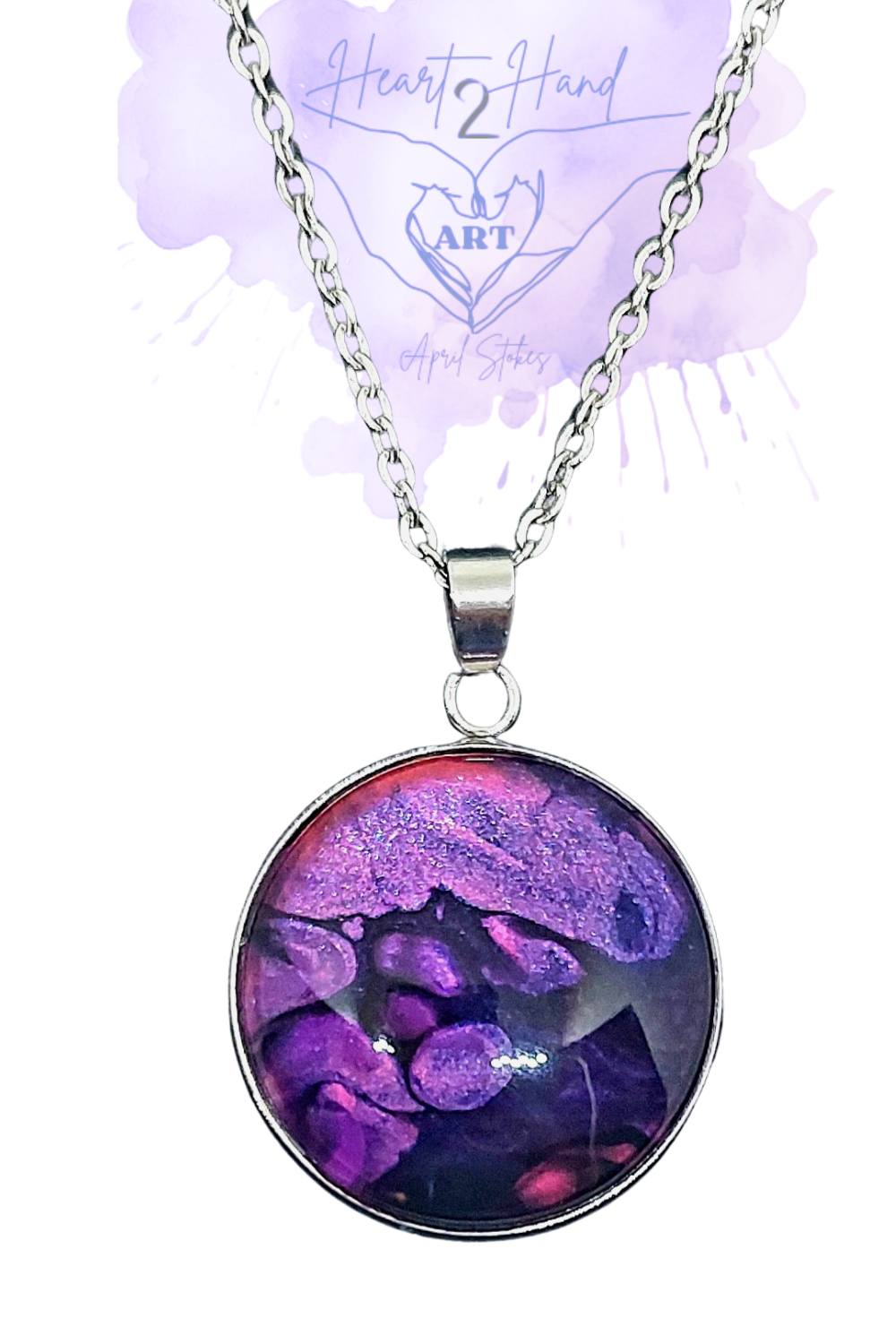 Round Pendant - Stainless Steel