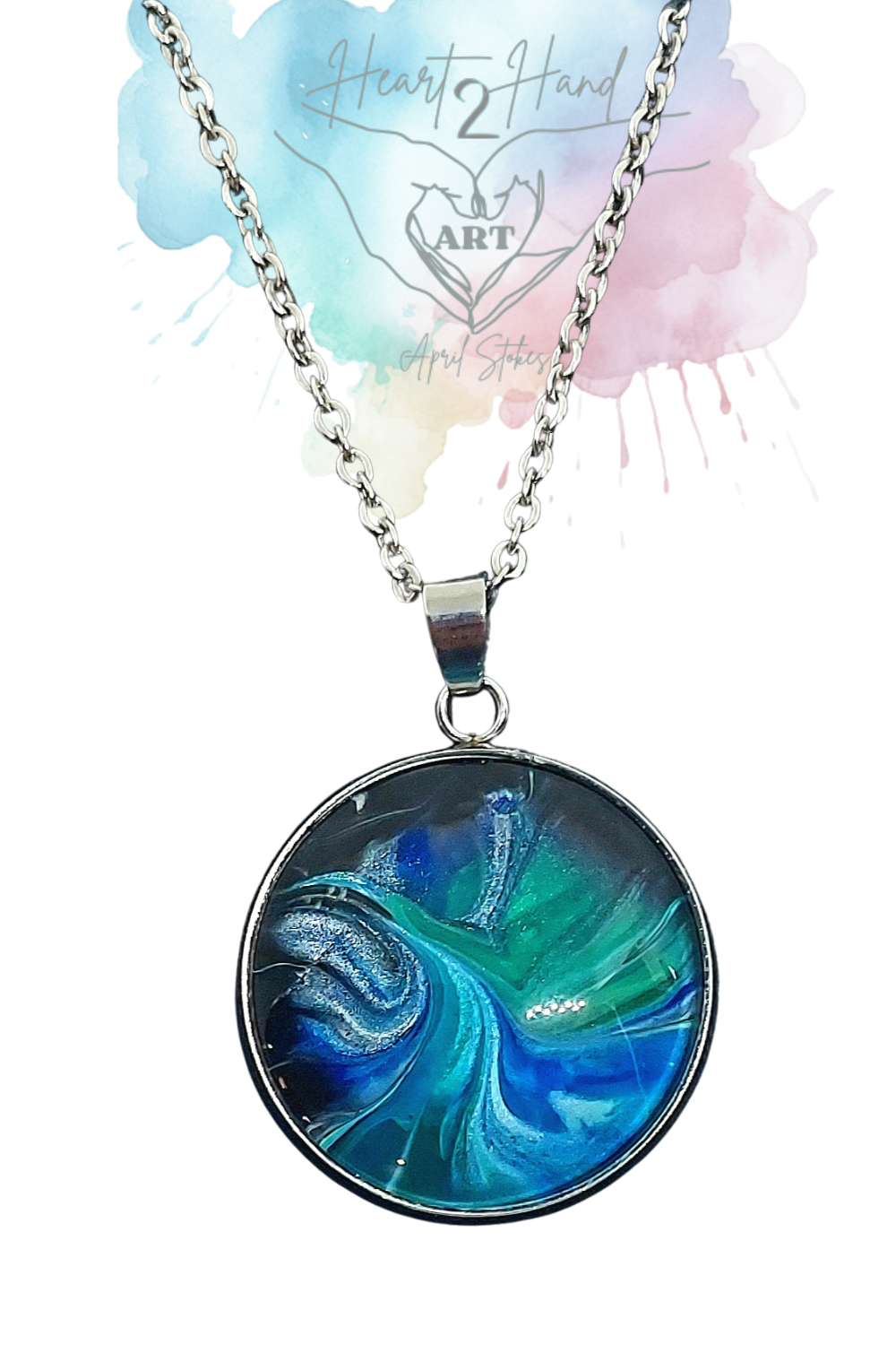 Round Pendant - Stainless Steel